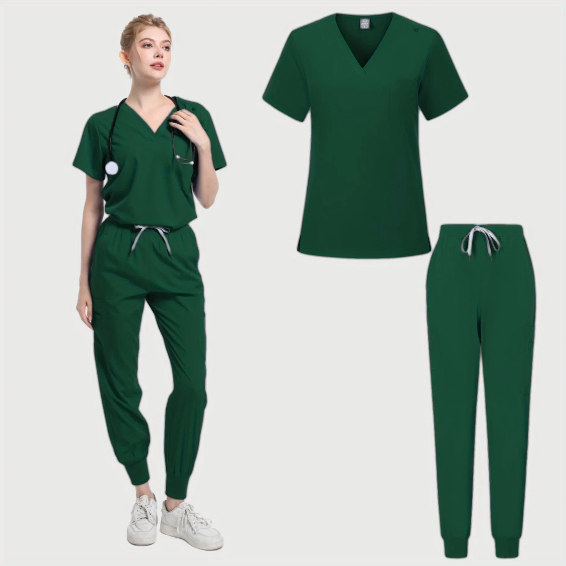 

Nurse Uniform Set Hospital Nursing Oral Dental Work Uniform