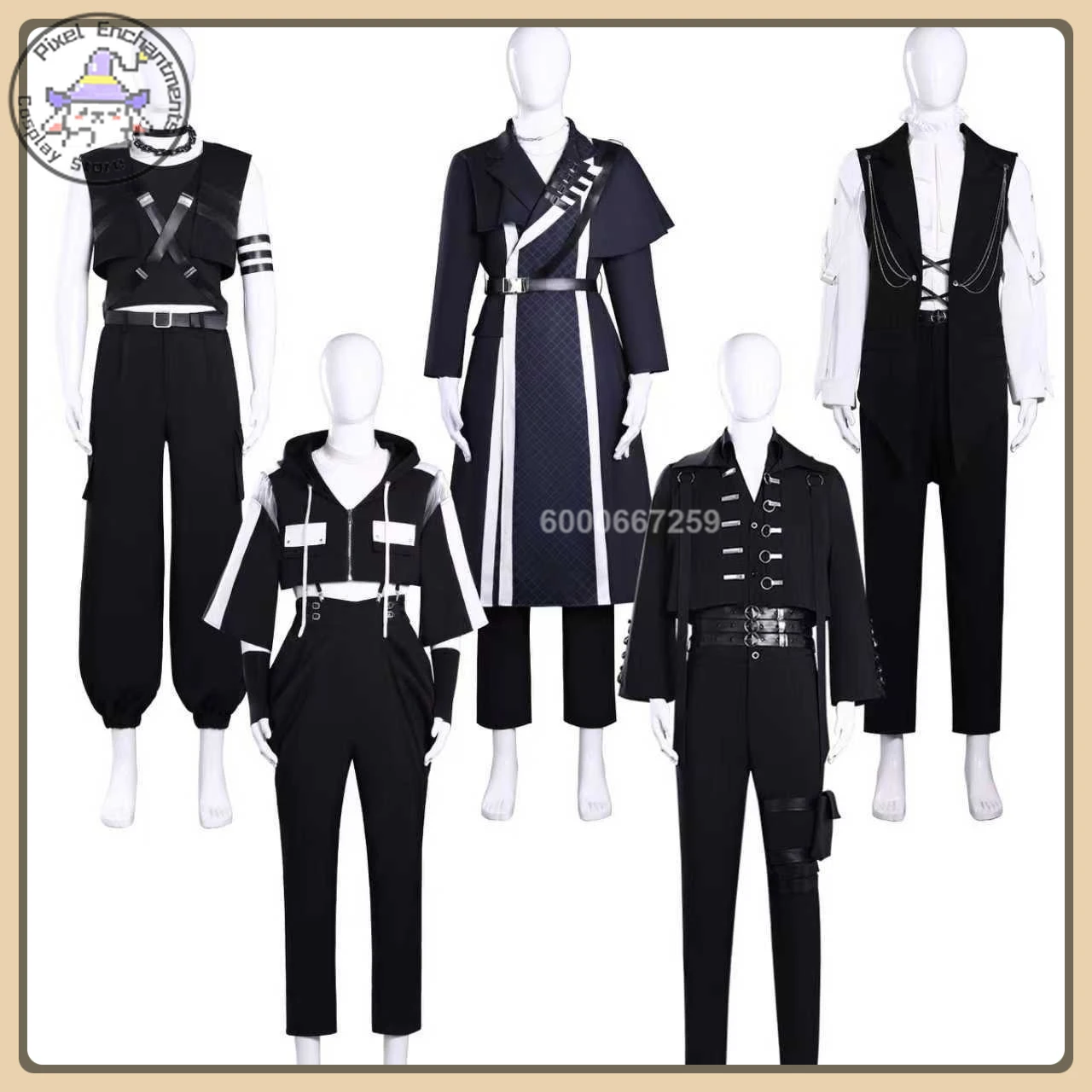 

Tamon's B-Side Cosplay Costume Anime Fukuhara Tamon/ Sakaguchi Ouri/Ishibashi Natsuki/Kai Rintaro/Tachibana Keito Stage Uniform