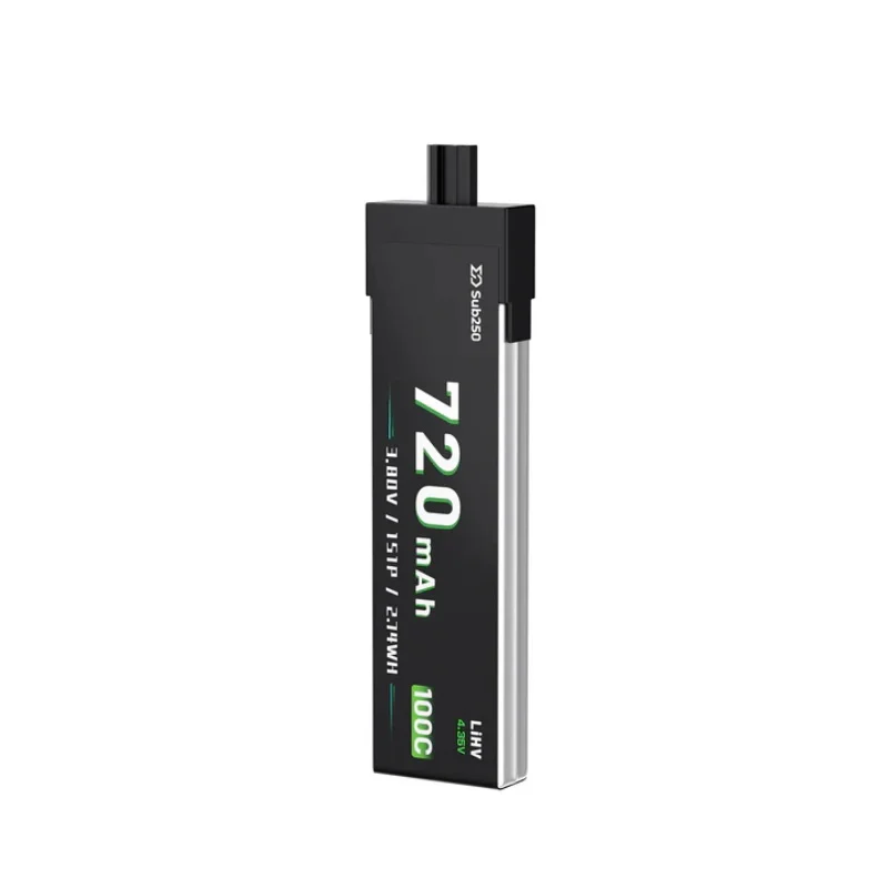 Sub250 1S 720mAh 100C bateria GNB27 do Mini drona 6PCS