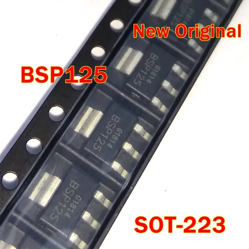 

1Pcs to 100Pcs Bsp125 Bsp125E6327 Sot-223 New Original Sipmos Small-Signal Transistor (N Channel Enhancement Mode)