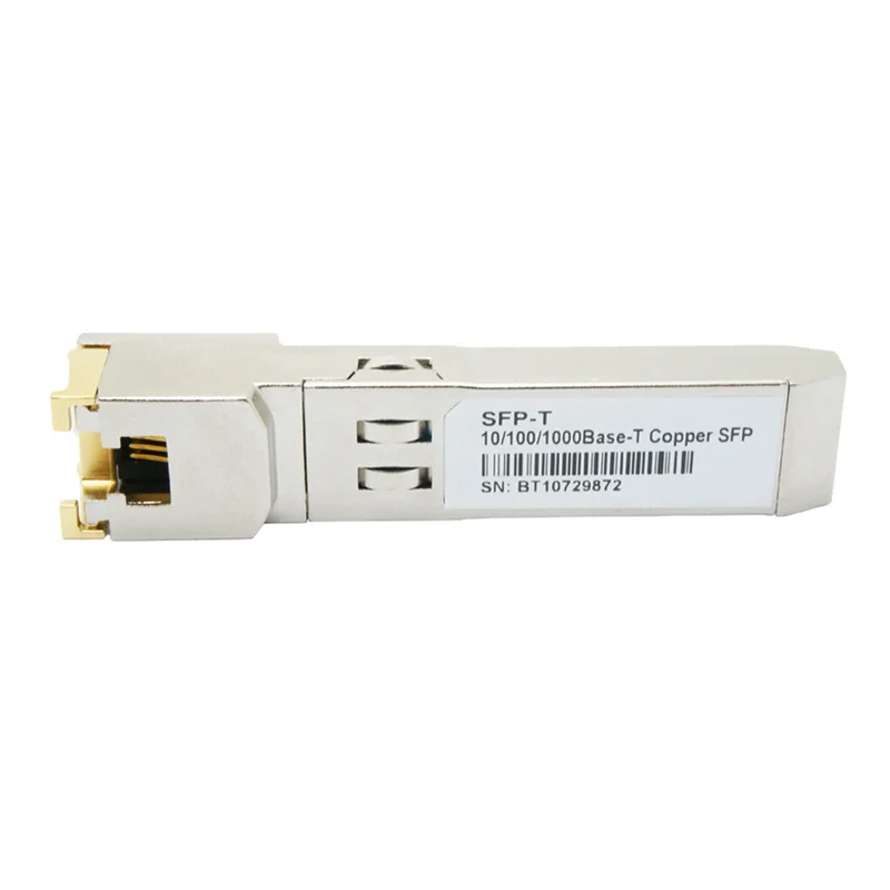 IDUD 5X Gigabit RJ45 Modulo SFP 10/100/1000Mbps SFP Rame RJ45 SFP Ricetrasmettitore Gigabit Ethernet Switch