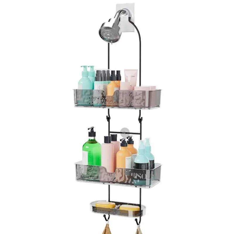 

Подвесной органайзер для душа с защитой от крыльев, нержавеющая сталь, полки для душа, стойка без сверления