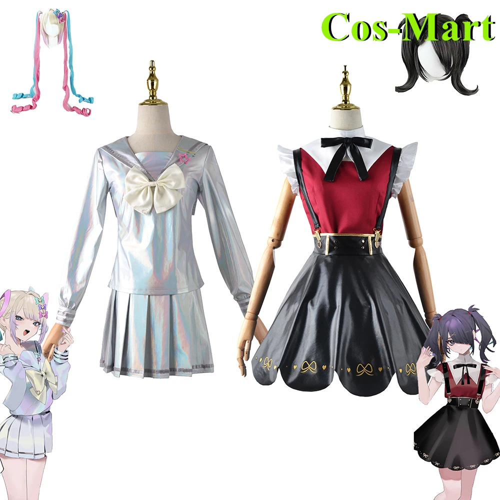 Cos-Mart Game NEEDY GIRL OVERDOSE KAnge Rain Tangtang Cosplay Costume Sweet Lovely Uniforms Party Role Play Clothing XXXL