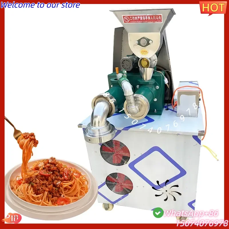 2026 Industrial Fully Automatic Italian Pasta Dough Mixer Sheeter 304 Stainless Steel 150kg/h Capacity for Long Pasta