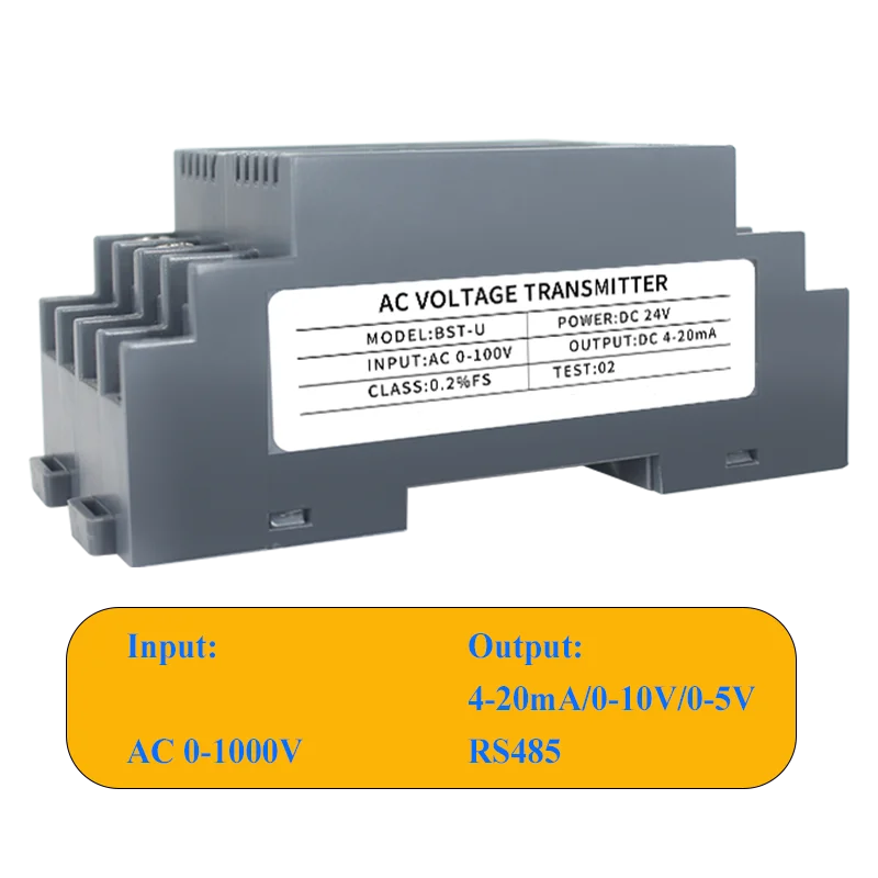 High-precision Passive Signal Isolator 4-20mA Current Multi-channel One-in and Two-out Input Side Electrical Transmitter