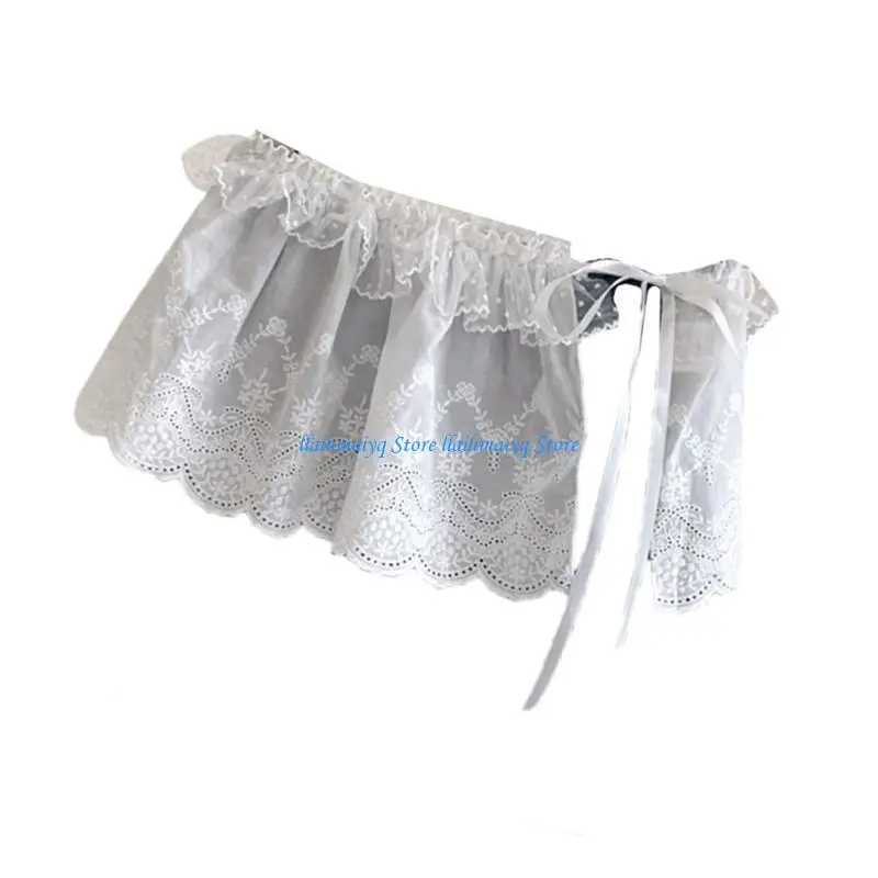 

573B Женская накладка наполовину юбка шарф шарф элегантный многоуровневый