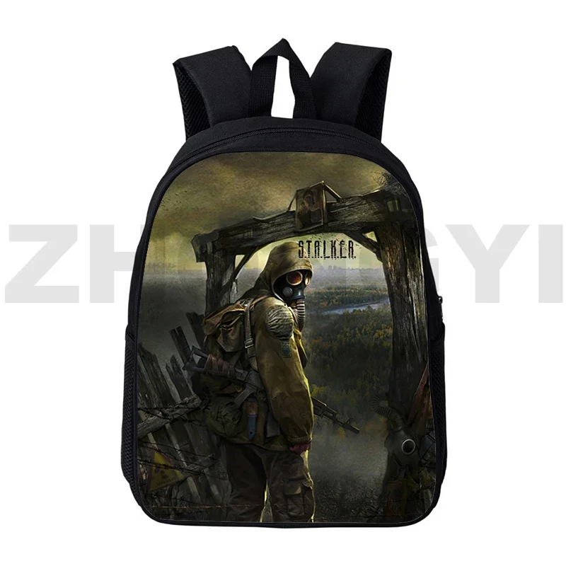 Top Quality 3D S.T.A.L.K.E.R. 2 Heart of Game Backpack Stalker 2 Shadow Mochilas 12/16 Inch Waterproof Business Laptop Schoolbag