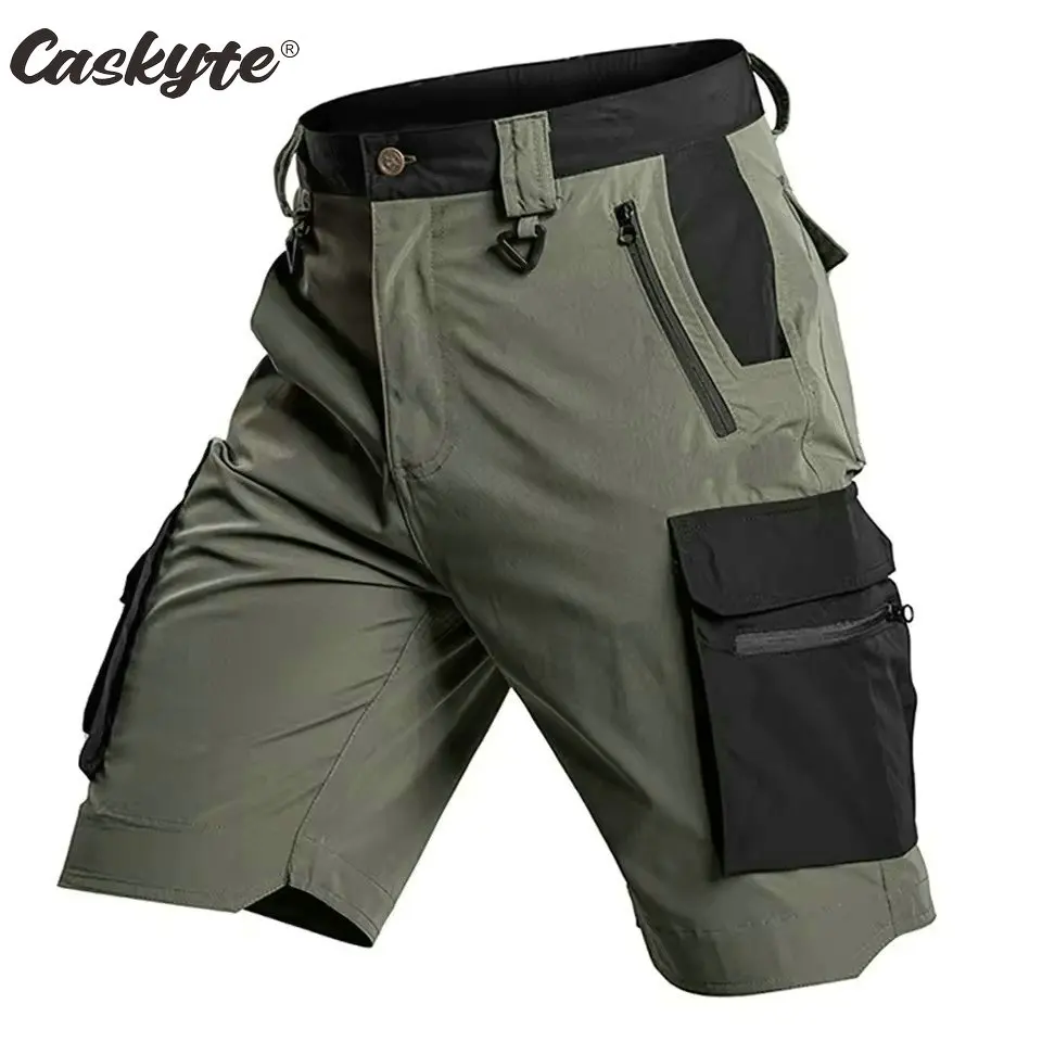 

Мужские велосипедные шорты CASKYTE для MTB, эндуро, мотокросса, шоссейного велосипеда, байкерские шорты, брюки-карго