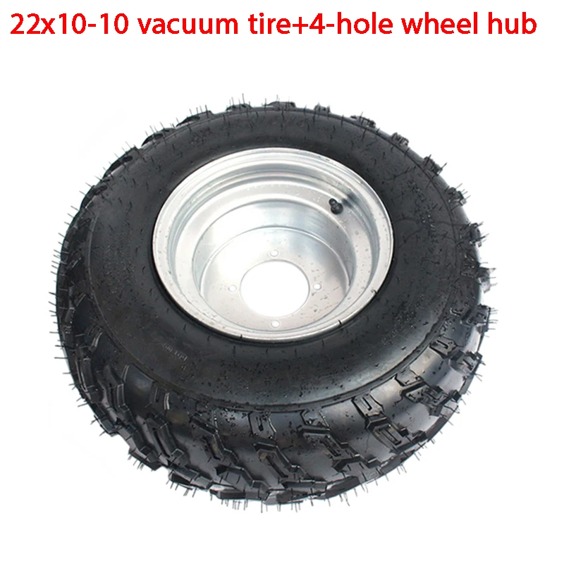 Kart accessories ATV 21X7-10 22X10-10 inch off-road wheel assembly suitable for ATV beach bike kart wheel assembly