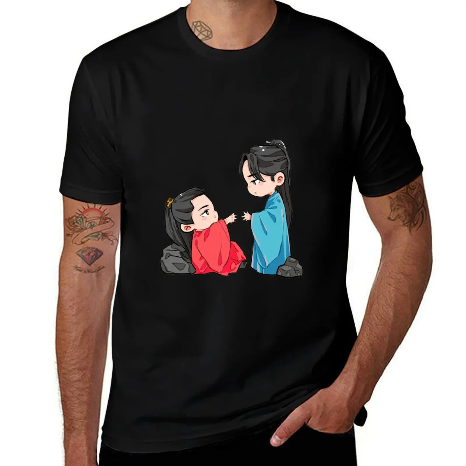 Chibi Word Of Honor 11 T-Shirt Classic Crew Neck Cotton T-Shirt