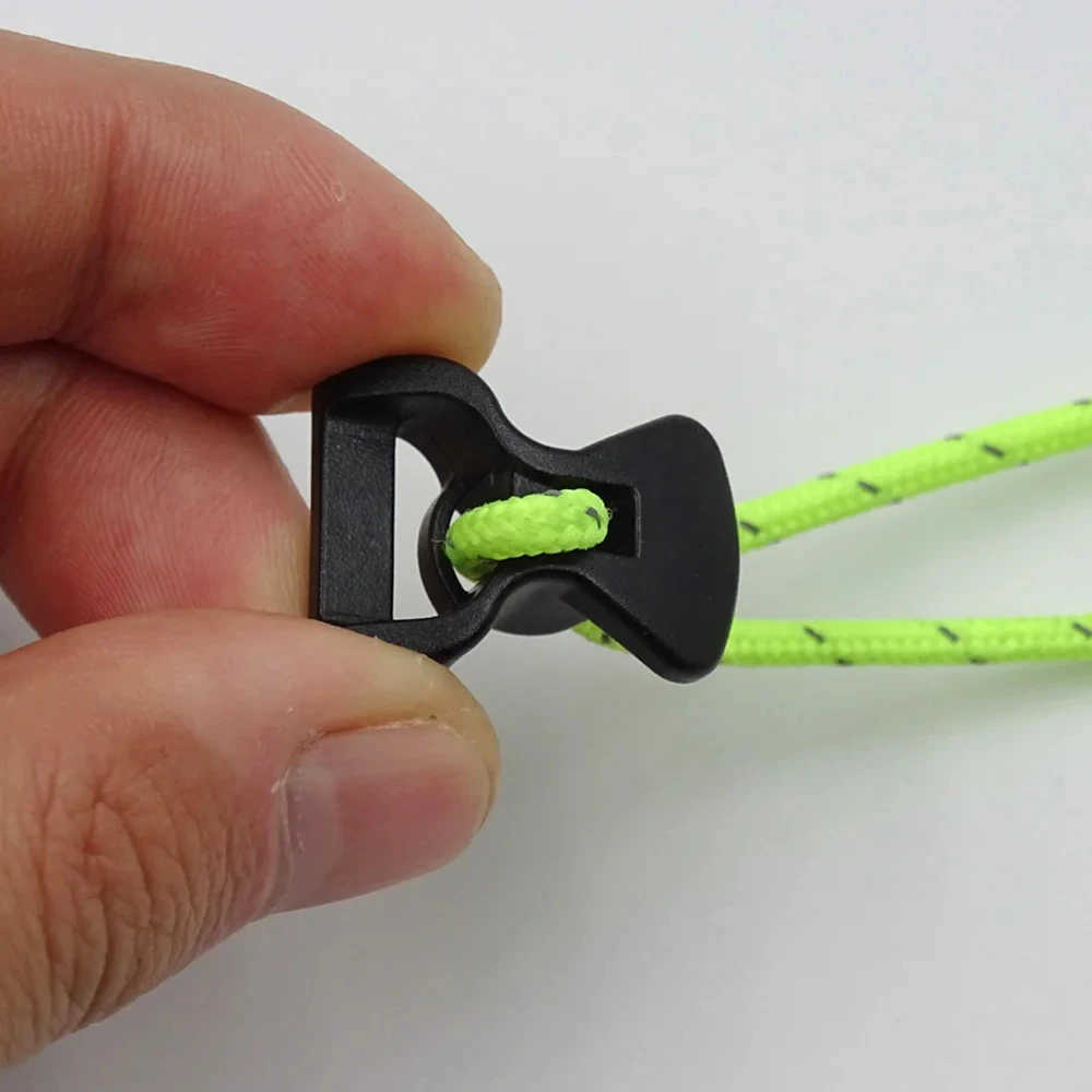 10/30Pcs Tent Guyline Runner Guy Lines Adjuster Stopper Cord Rope Tightener Tensioner Camping Awning Tarp Canopy Accessories