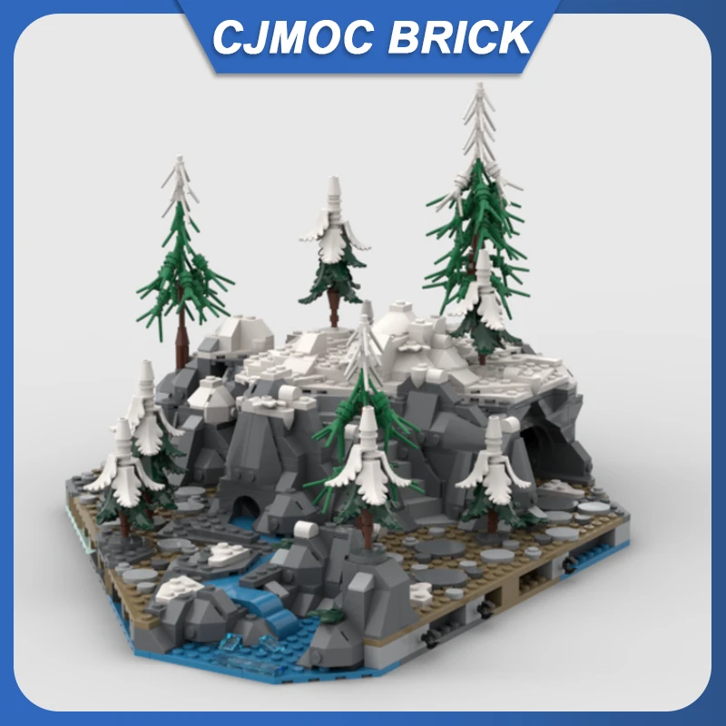 

1519pcs MOC Viking Mountain Nan Party Favor Goodie Bag Option Fun and Educational DIY Building Kit Perfect Christmas Gift