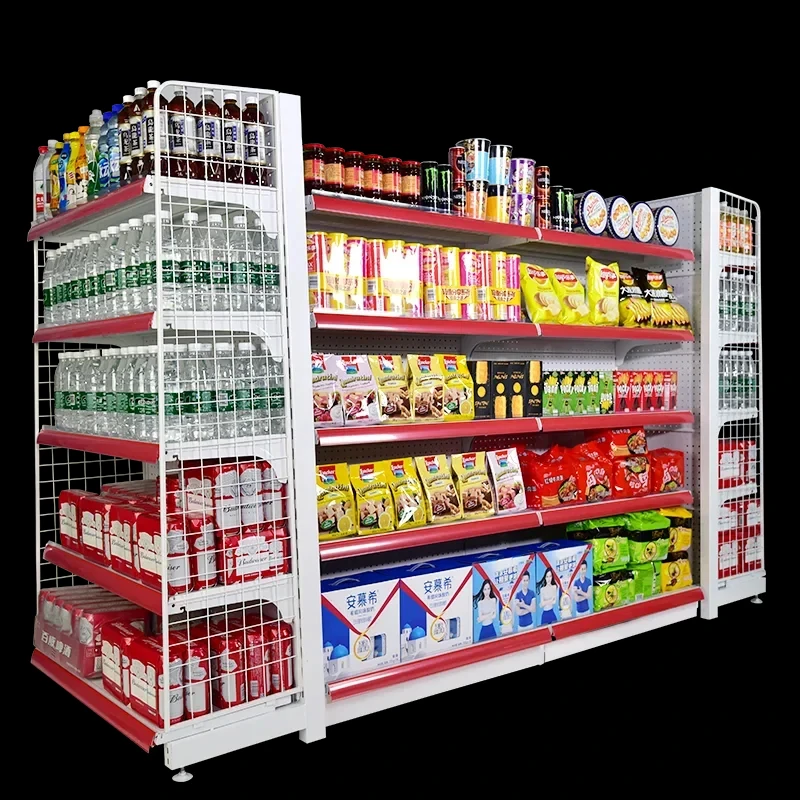 High Quality Fashion Grocery Store Display Racks /Shelves For General Store Supermarket Shelf Gondola Shelving