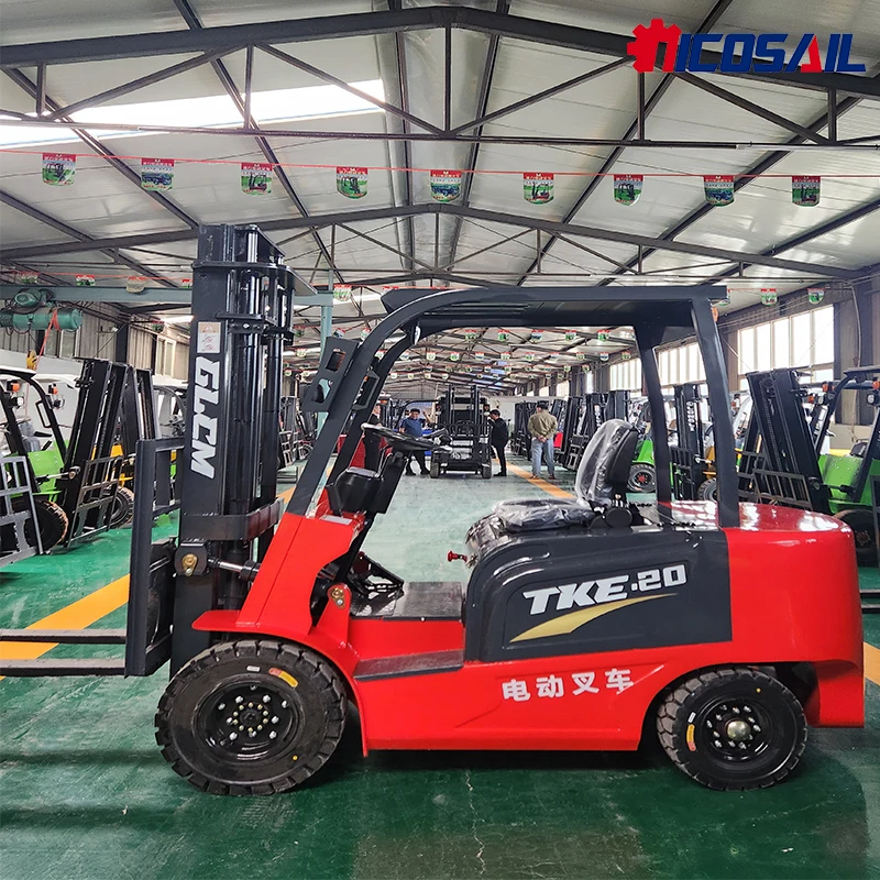 

2-тонный компактный электрический вилочный погрузчик с возможностью подъема в гору на 20% (CE ROHS) для логистических центров