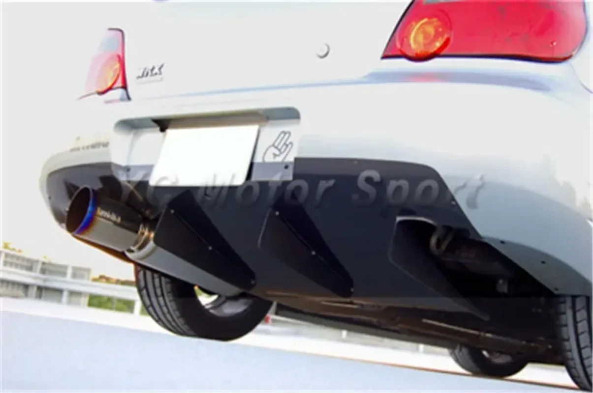 

Car Accessories FRP Fiber Glass H Style Rear Diffuser Fit For 2004-2007 Subaru Impreza WRX 8-9 STI GDB Rear Diffuser Underboard