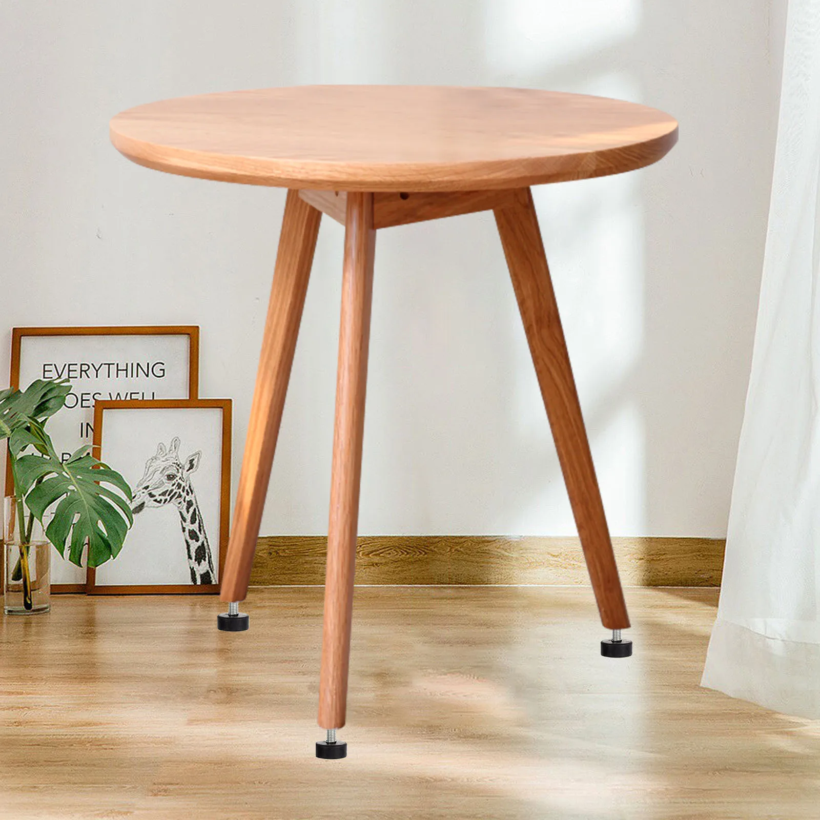 

4pcs Adjustable Rubber Feet Heavy Duty Non-Slip For Furniture Leveling Shock Absorption Table Equipment Mounting Hardware