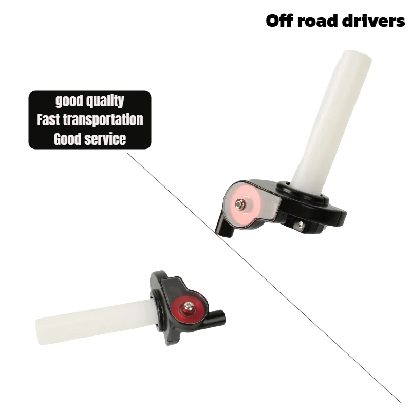 All-Purpose Off-Road Moto Twist Throttle + Visible Handle Grip – Perfectly Suits CQR & CRF Dirt Bikes