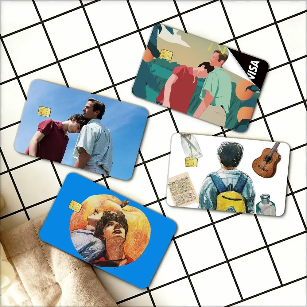

C-Call me by your name Waterproof Film Skin Cover Credit Card Stickers Debit Front Bank Bus Pass