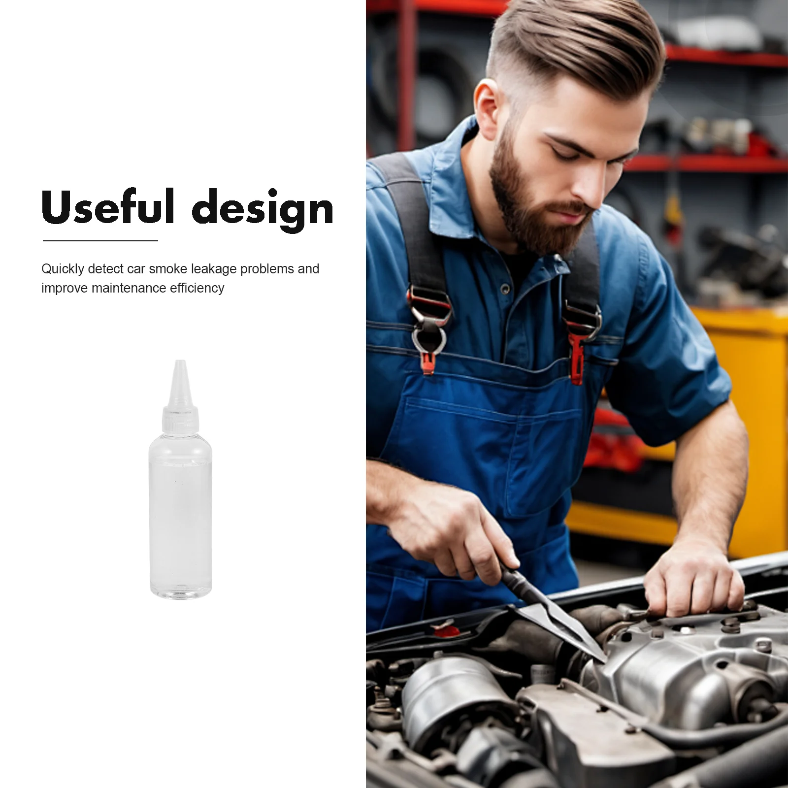 100 مللي جهاز اختبار الدخان التلقائي سائل عالي الكفاءة كشف التسرب لآلة حل الاختبار القابلة لإعادة الملء #4