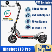 EU Stock Original Ninebot by Segway ZT3 Pro E Electric Scooter 25km/h Max 70KM Range Dual Suspension 650W Motor Kickscooter