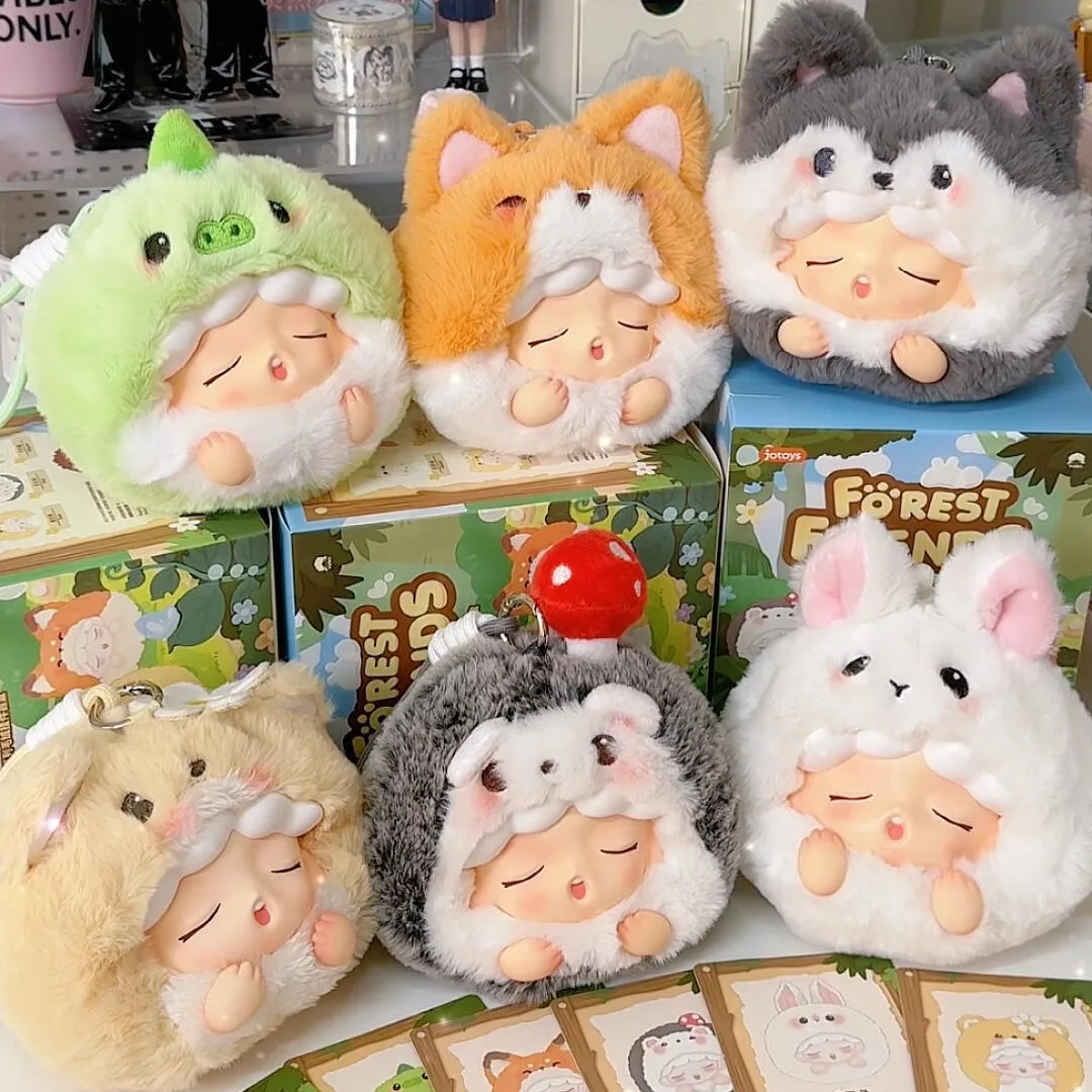 

Yumo Forest Friends Series Plush Blind Box Kawaii Collectible Charms Surprise Mystery Trendy Vinyl Doll Action Anime Figure Toys