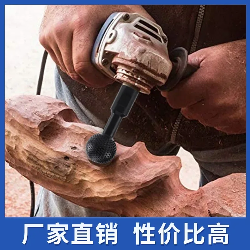 앵글 그라인더용 10mm/14mm 샹크가 있는 3피스 목공 조각 세트 목재 홈 조각 및 연마 다기능 도구