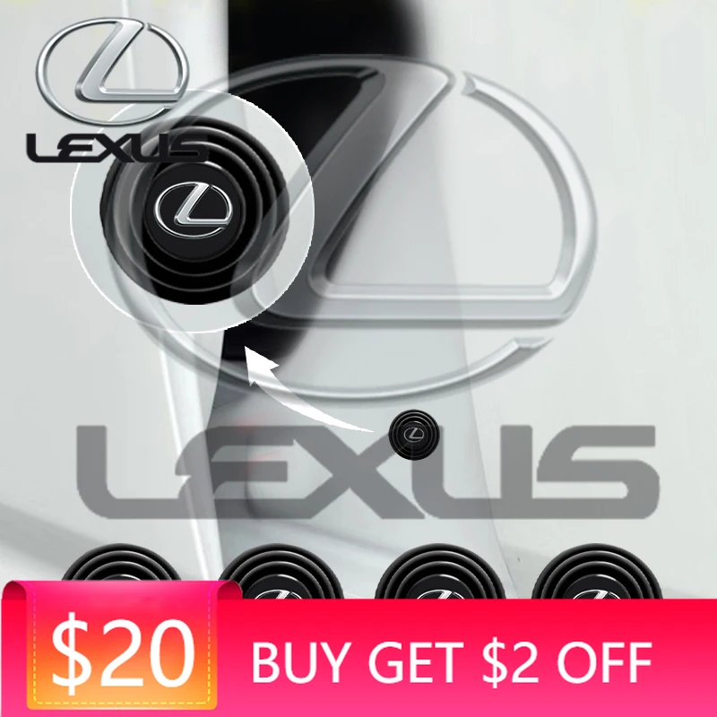 

Emblems Car Door Shock Absorber Cushion Shockproof Pad Car Accessories For Lexus RX 300 IS 250 300 GX 400 460 UX 200 NX LX GS ES