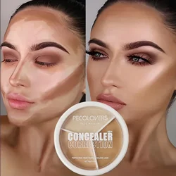 1pc Concealer Palette Cream Waterproof Long Lasting Cover Spots Acne Marks Dark Circles Moisturizing Foundation Face Makeup