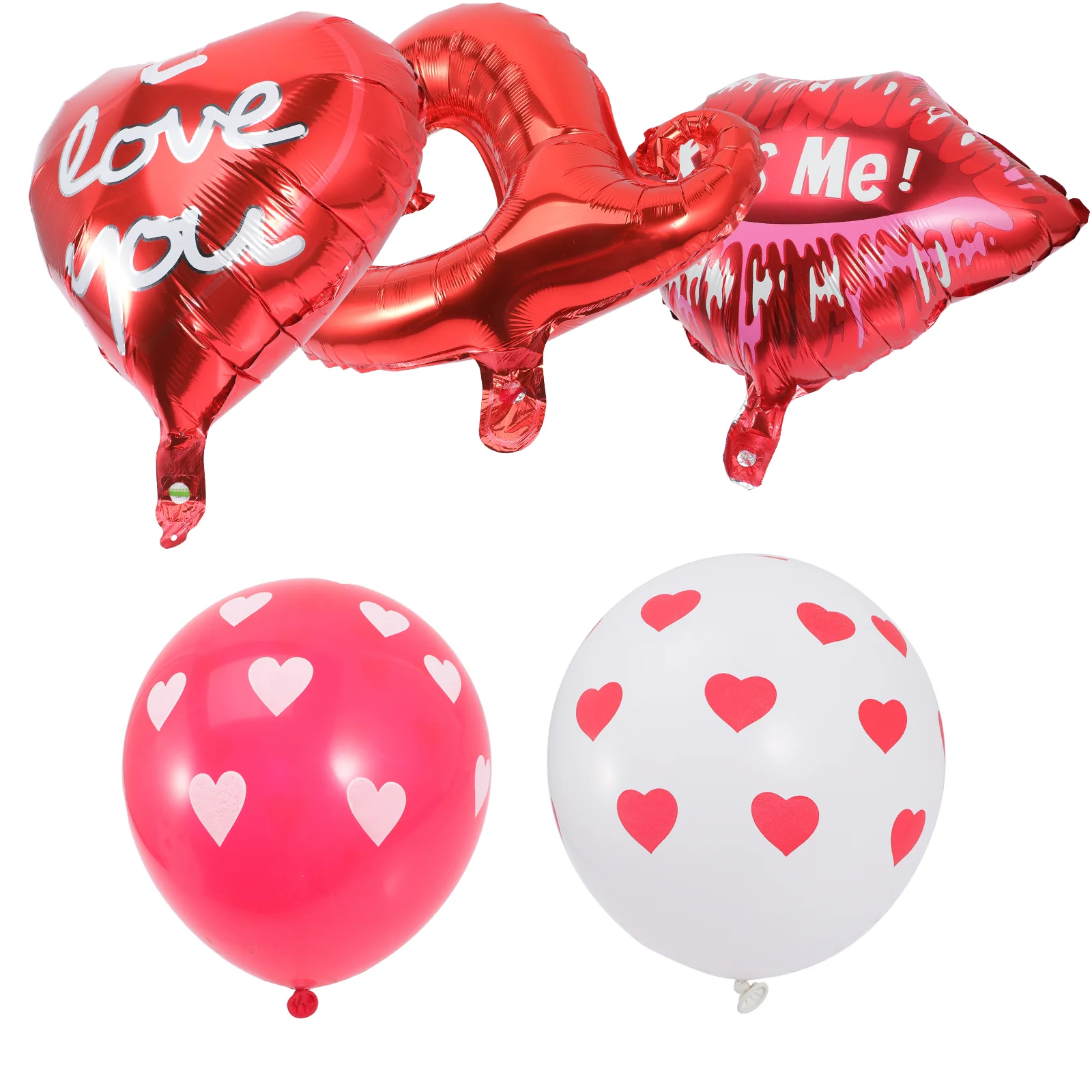 Shaped Balloon Suit Valentines Day Decorations Romantic Night Party Wedding Accessories Aluminum Film Latex Balloons