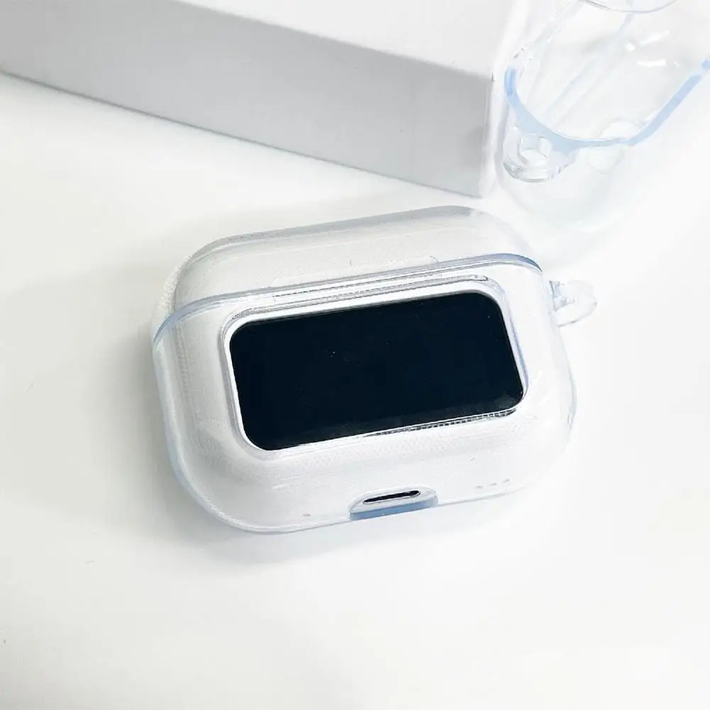 A9 プロ用ヘッドセットケースイヤホンケース Airpods 用保護カバー落下防止耐衝撃防塵透明シリコンケース Z9Q4