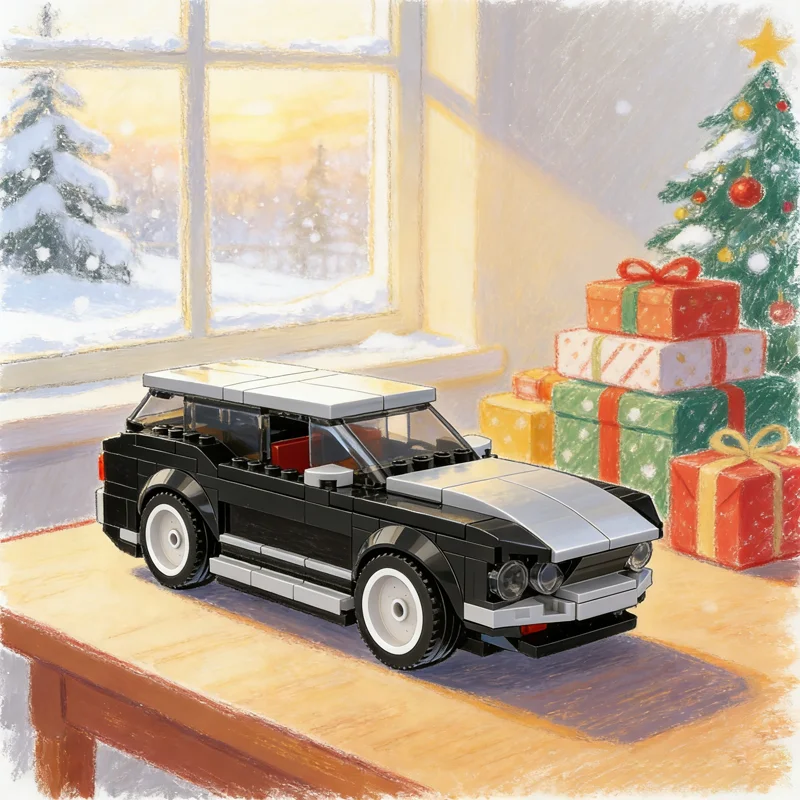 219-個-moc-シティトラフィックジェマブラックバージョンモデルビルディングブロッククリスマスギフト建築おもちゃクリエイティブアイデア教育レンガ