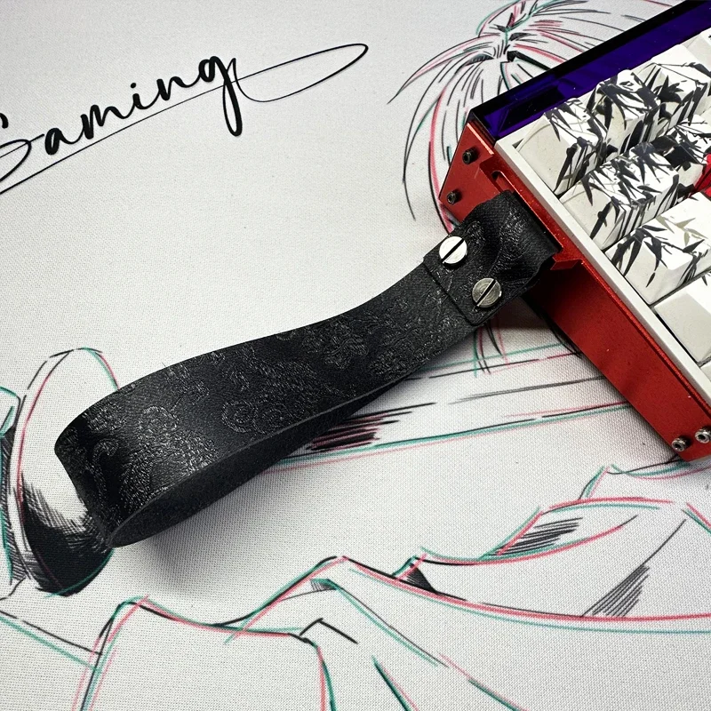 77Gaming Keyboard Ribbon Customized Personalized Sino-Trendy Style Keyboard Strap for Wooting ATK68 MAD60 Decor Accessories