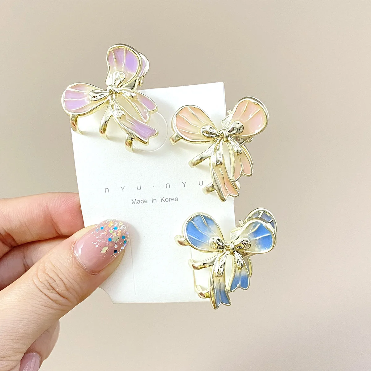 Sweet Tulip Hair Clip - Mini Shark Clip for Women, Cute Butterfly Mini Hair Clip with Fresh and Sweet Floral Design