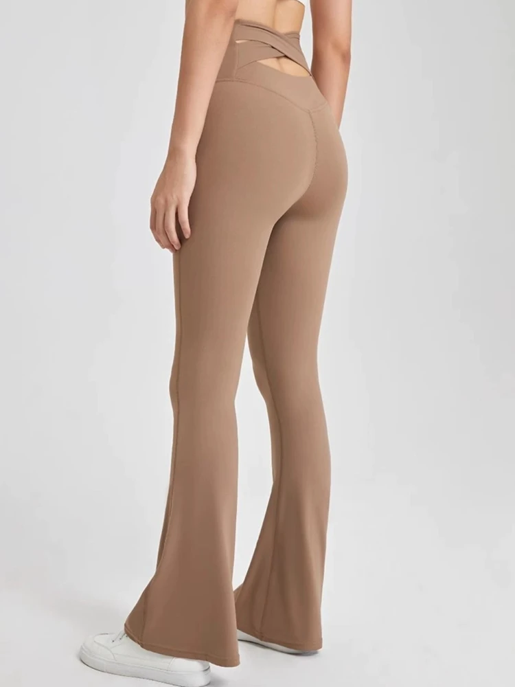 Flare Hohe Taille Sexy Solide Frau Hosen G One Size Qualität Y2k Streetwear Hosen Herbst Xxl Schicke und Elegante Hosen für Frauen