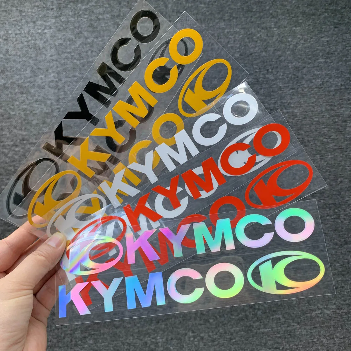 For KYMCO Motorcycle Sticker PVC Decal Club Badge Helmet Sponsor Laser Decorative Accessories for KYMCO AK550 AK 550 Absorb