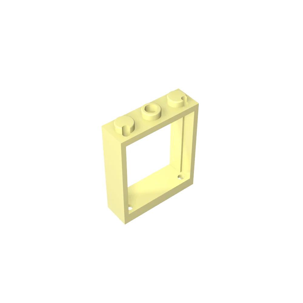 GDS-2178 Window Frame 1 x 3 x 3 Gobricks compatible with lego 51239 Assembles Building Blocks children\'s toys
