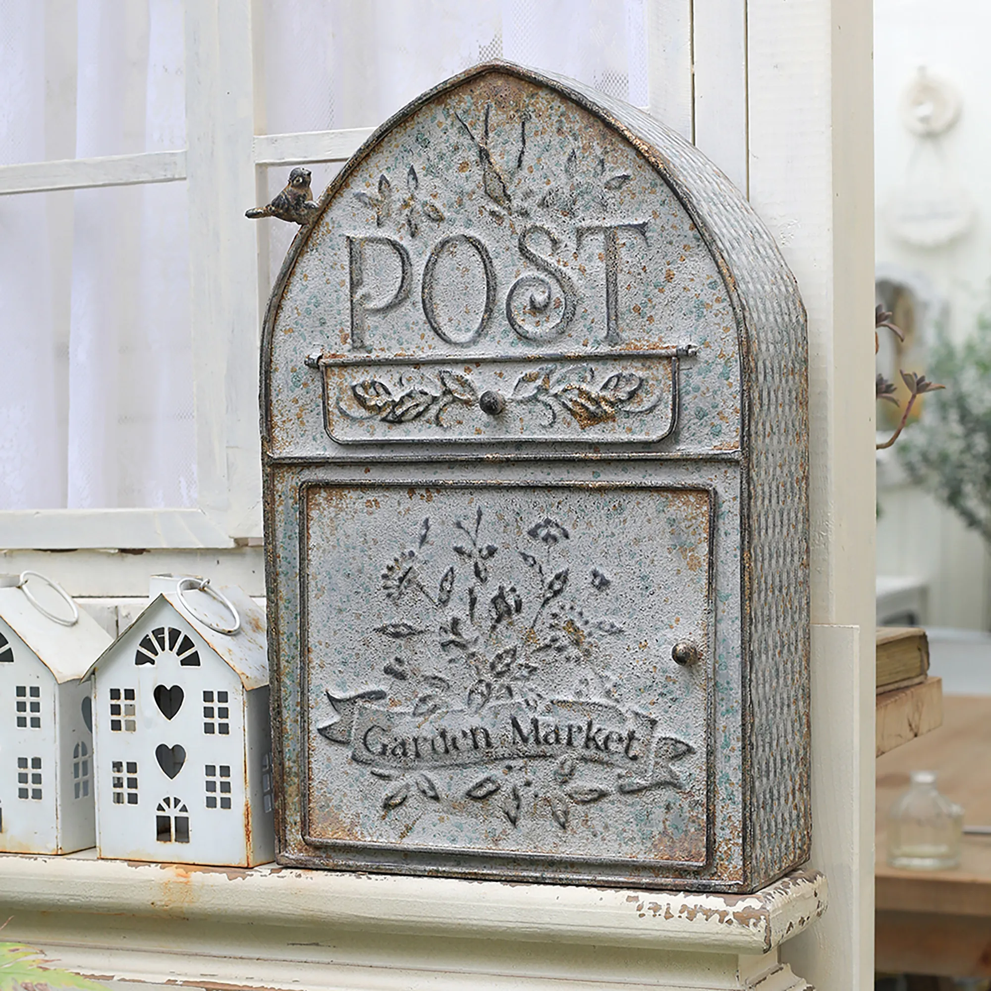 Mailbox Creative Home Suggestions Box Wall Decoration Storage Box Outdoor Garden Wall Hanging