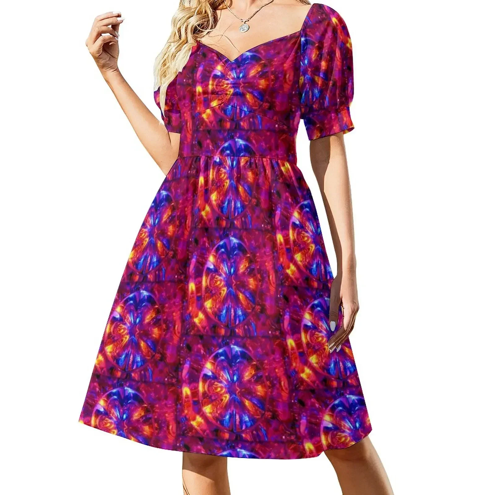 

Kaleidoscope Glow Sleeveless Dress birthday dresses for women summer dresses womens 2025 purple dress evening dress woman