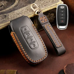 Leather Car Key Case Cover for Nissan X-trail T33 Qashqai 2022 J12 Ariya Altima Teana 2022 2023 2023 Juke for Nissan Accessories