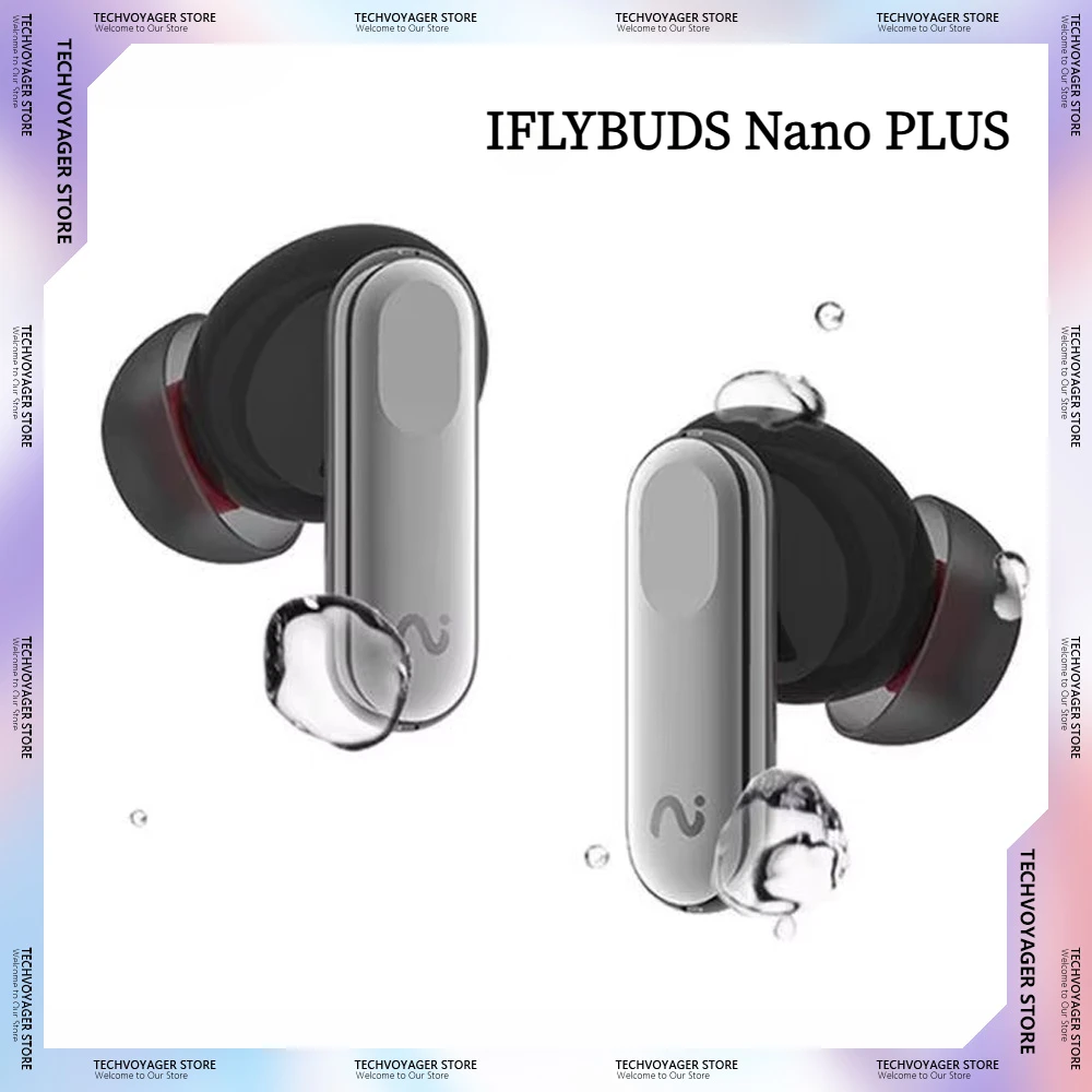 IFLYBUDS Nano Plus Headphones Real-time Translation Great Noise Reduction Conference Recording Transcription Bluetooth Earphone