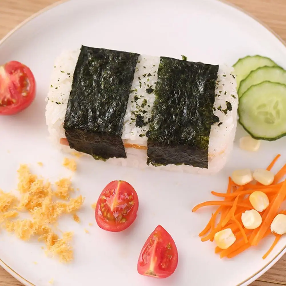 DIY fabricante de moldes para Sushi nueva prensa de alimentos antiadherente Triangular Rectangular Kit de Sushi cocina Bento Onigiri bola de arroz fabricante de Sushi 1-10 Uds