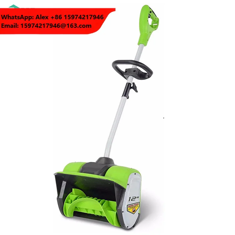 Factory Wholesale Garden 20V Hand Held Rechargeable Cordless Battery Powered Snow Shovel Snowplow Thrower