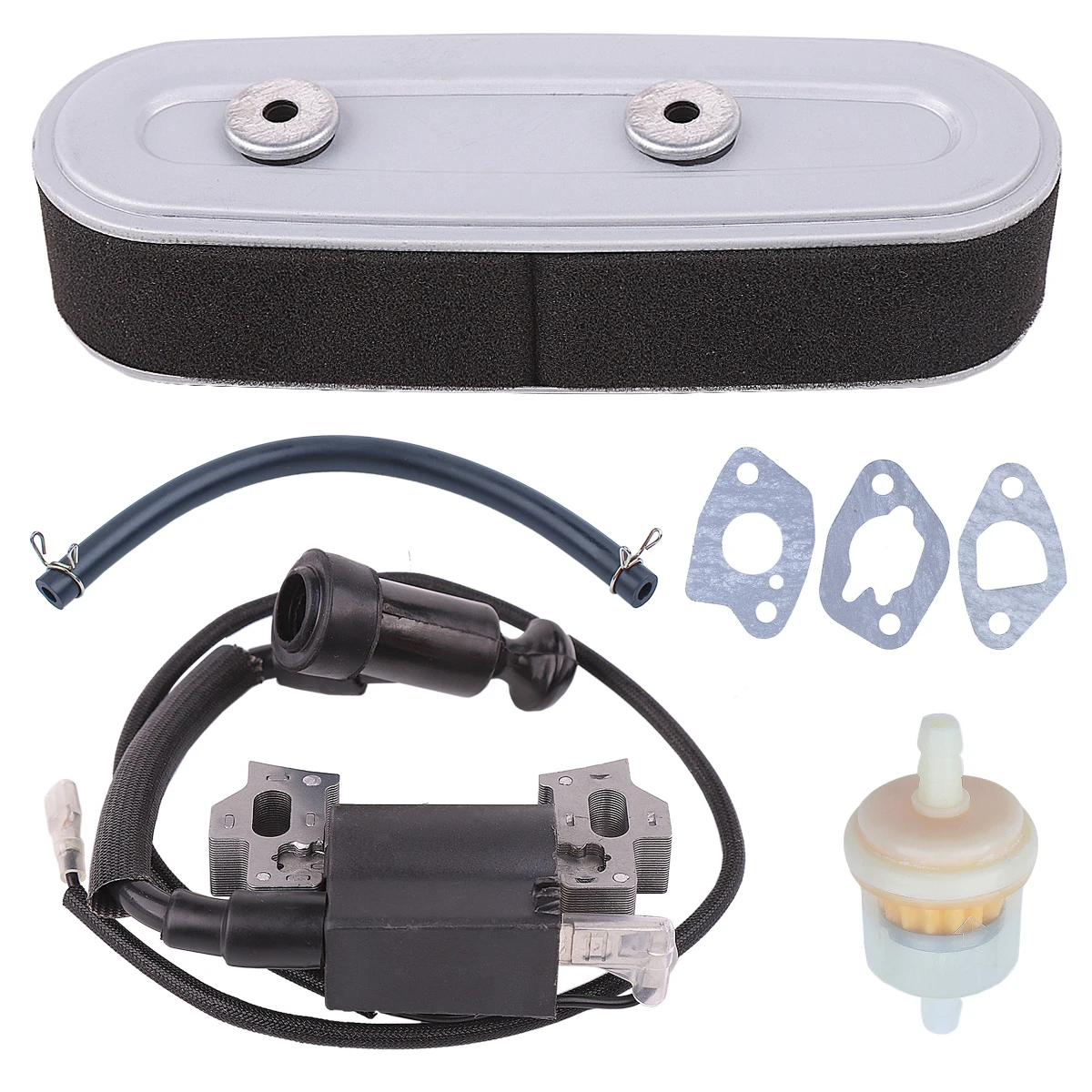 

30500-ZE7-063 Ignition Coil Kit for Honda GXV120 GXV140 GXV160 HR194 HR195 with Gasket Air & Fuel Filter Lawn Mover