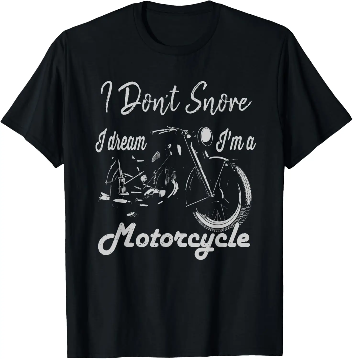 

Old Motorcycle Tshirt Grandpa Dad Opa Daddy Father Day Gift T-Shirt Motorcycle