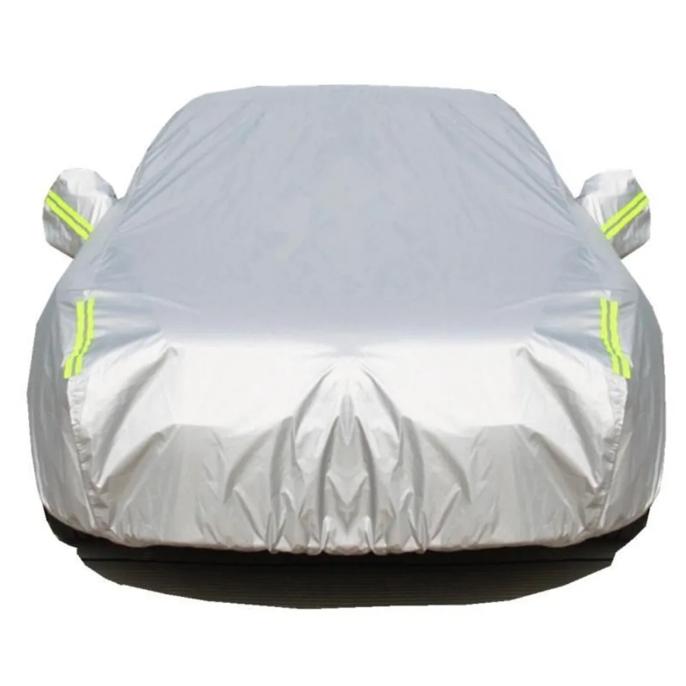 

Car clothes, sunshade 190T single-layer silver coating, dustproof sunscreen, cover, rainproof whole TY-XYY-0012