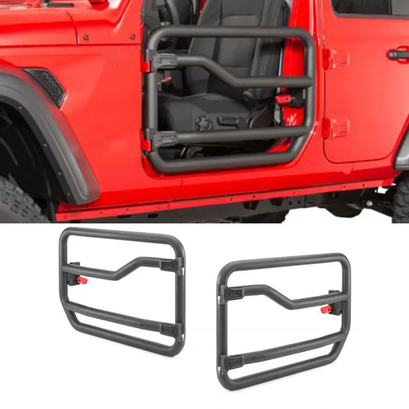 

XDS Самые продаваемые аксессуары для бездорожья 4x4, 2-дверные стальные круглые трубчатые полудверные двери для Wrangler JL 18-24