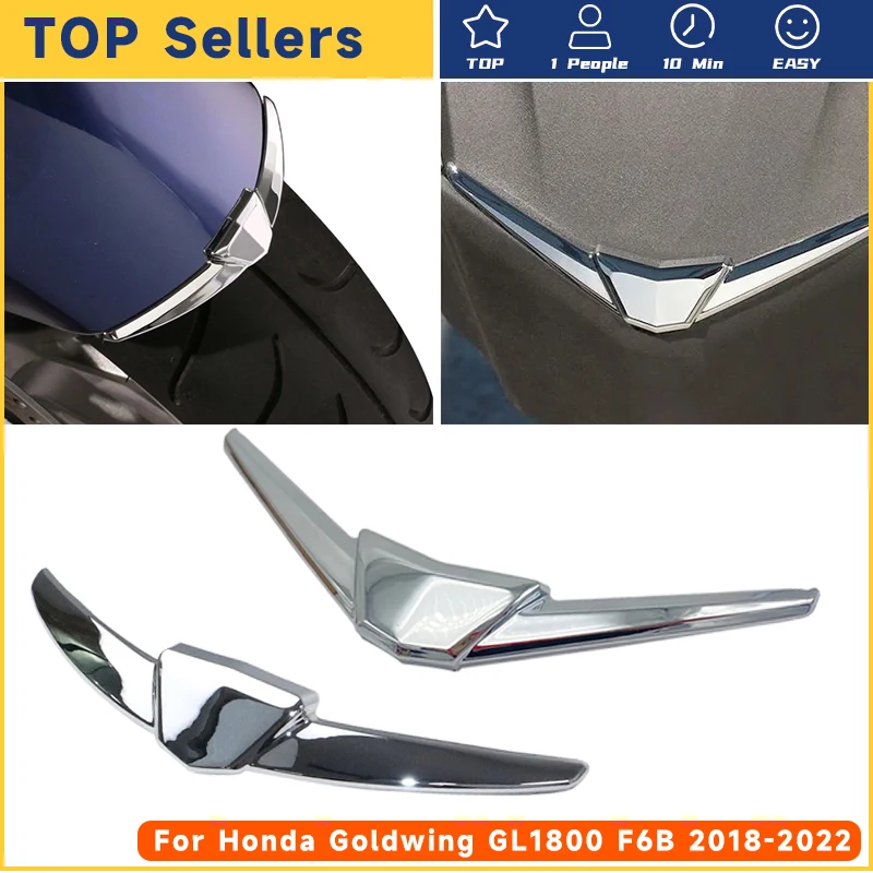 

Front Fender Tip Trim Cover Rear Mud Splash Guard Decoration Accessories For Honda Gold Wing GL 1800 Tour DCT GoldWing GL1800