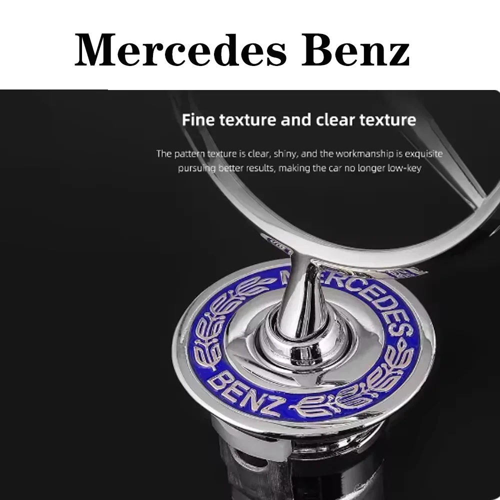 

ZZ--1 шт. 44 мм Эмблема на капот автомобиля, аксессуары для переднего капота Mercedes-Benz AMG W204 W205 W203 W211 W212 W213 W201 W210 W124