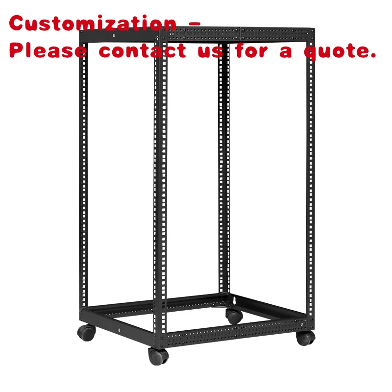custom.Custom Open Server Cabinets 20U 42U Steel Metal 19-Inch Standard with 600mm Depth Data Center Capacities 6U 1