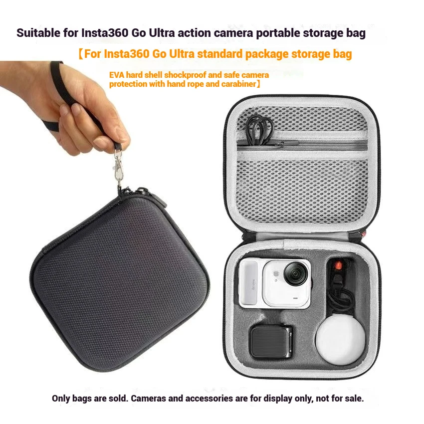 

Camera Mini Storage Case For Insta360 GO Ultra Travel Carrying Case Nylon Portable Handbag Bag For Insta 360 GO Ultra